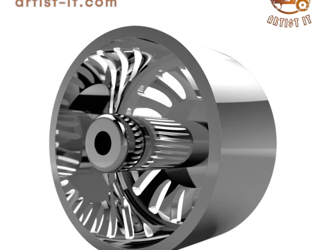 AMERICAN FORCE DB06 WAVE DBO1WHEEL 3D MODEL 3D Print Model