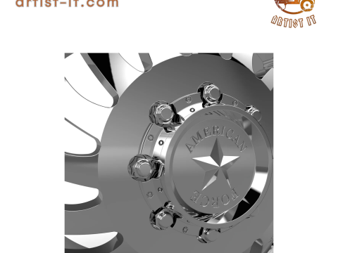 AMERICAN FORCE DB06 WAVE DBO1WHEEL 3D MODEL Modello di stampa 3D