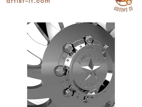 AMERICAN FORCE DB06 WAVE DBO1WHEEL 3D MODEL 3D Print Model