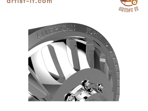 AMERICAN FORCE DB06 WAVE DBO1WHEEL 3D MODEL 3D Print Model