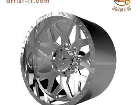 AMERICAN FORCE CK01 ASSAULT CC WHEEL 3D MODEL 3D 打印模型