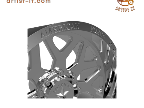 AMERICAN FORCE CK01 ASSAULT CC WHEEL 3D MODEL 3D 打印模型