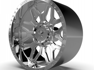 AMERICAN RACING CK01 ASSAULT CC WHEEL 3D MODEL 3D 打印模型