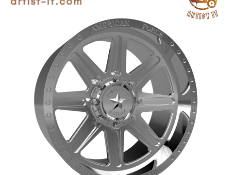 AMERICAN FORCE CK06 PEAK CC WHEEL 3D MODEL 3D Print Model