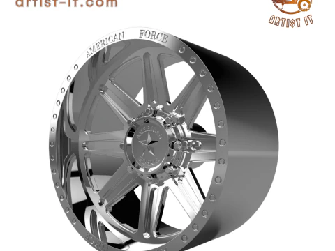 AMERICAN FORCE CK06 PEAK CC WHEEL 3D MODEL 3D Print Model