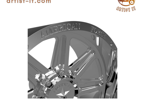 AMERICAN FORCE CK06 PEAK CC WHEEL 3D MODEL 3D Print Model