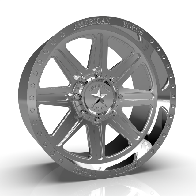 AMERICAN RACING CK06 PEAK CC WHEEL 3D MODEL 3D Print Model .c4d .max .obj .3ds .fbx .stl .blend 