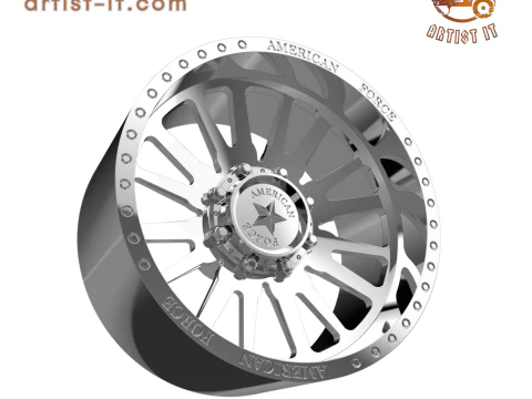 AMERICAN FORCE CK10 QUANTUM CC WHEEL 3D MODEL 3D Print Model