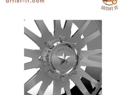 AMERICAN FORCE CK10 QUANTUM CC WHEEL 3D MODEL 3D Print Model