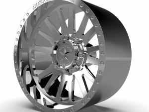 AMERICAN RACING CK10 QUANTUM CC WHEEL 3D MODEL 3D 프린트 모델