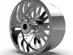 AMERICAN RACING CK10 QUANTUM CC WHEEL 3D MODEL 3D 프린트 모델