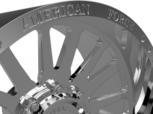 AMERICAN RACING CK10 QUANTUM CC WHEEL 3D MODEL 3D 프린트 모델