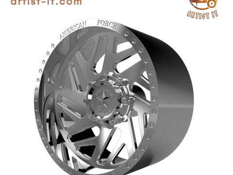 AMERICAN FORCE CK16 ACID CC WHEEL 3D MODEL Modello di stampa 3D
