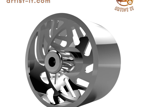 AMERICAN FORCE CK16 ACID CC WHEEL 3D MODEL Modello di stampa 3D
