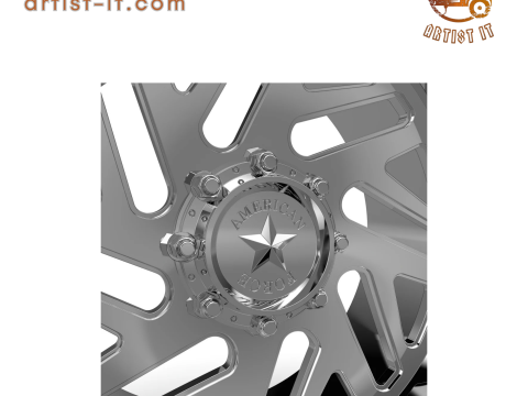 AMERICAN FORCE CK16 ACID CC WHEEL 3D MODEL Modello di stampa 3D