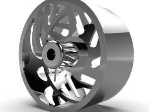 AMERICAN RACING CK16 ACID CC WHEEL 3D MODEL 3Dプリントモデル