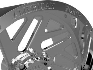 AMERICAN RACING CK16 ACID CC WHEEL 3D MODEL 3Dプリントモデル