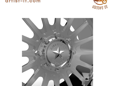 AMERICAN FORCE CK17 BATTERY CC WHEEL 3D MODEL 3Dプリントモデル