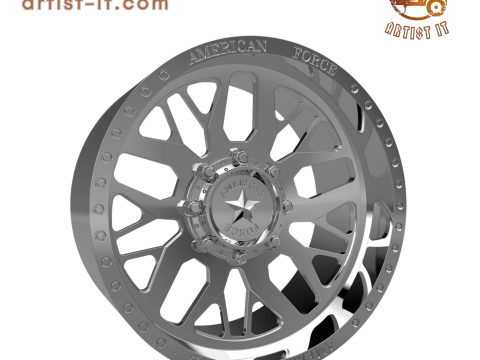 AMERICAN FORCE CK18 PANIC CC WHEEL 3D MODEL 3Dプリントモデル