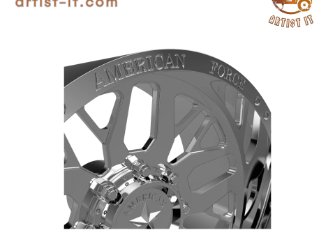 AMERICAN FORCE CK18 PANIC CC WHEEL 3D MODEL 3D Принт Модель