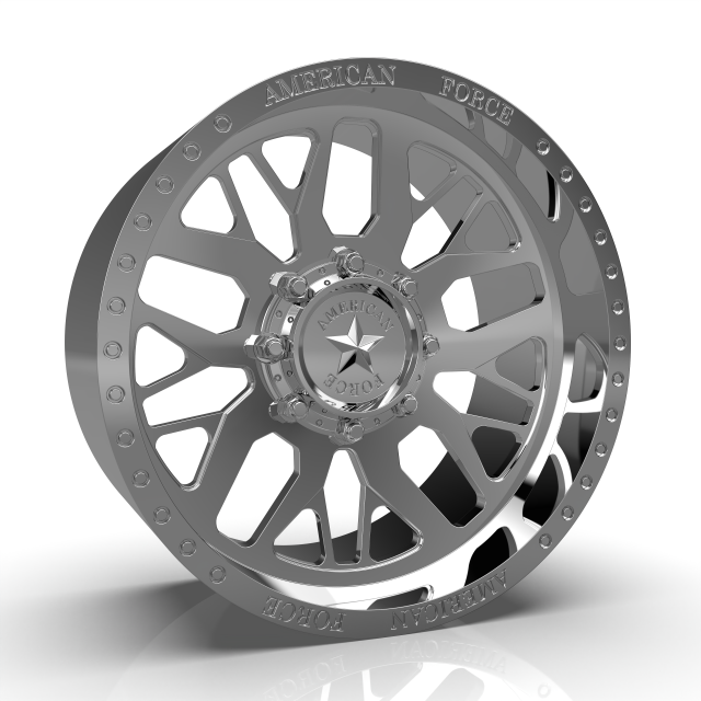 AMERICAN RACING CK18 PANIC CC WHEEL 3D MODEL 3D Принт Модель .c4d .max .obj .3ds .fbx .stl .blend 