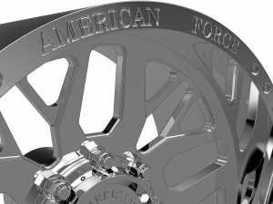 AMERICAN RACING CK18 PANIC CC WHEEL 3D MODEL 3D Принт Модель