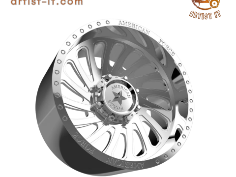 AMERICAN FORCE CK19 BLUR CC WHEEL 3D MODEL 3Dプリントモデル