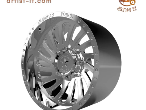 AMERICAN FORCE CK19 BLUR CC WHEEL 3D MODEL 3D Print Model