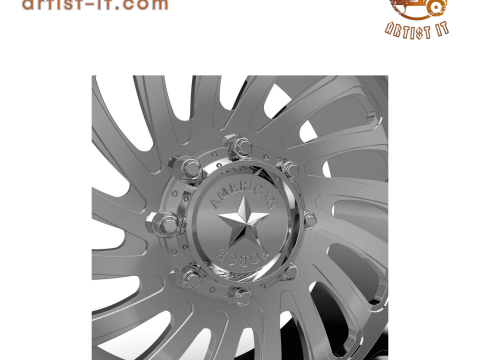AMERICAN FORCE CK19 BLUR CC WHEEL 3D MODEL 3Dプリントモデル