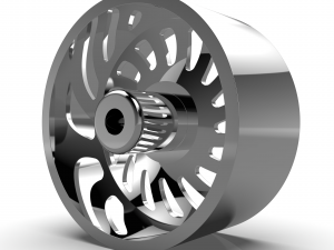 AMERICAN RACING CK19 BLUR CC WHEEL 3D MODEL Modelo de Impressão 3D