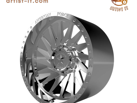 AMERICAN FORCE CKH01 MORPH CC WHEEL 3D MODEL Model Cetak 3D