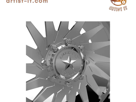 AMERICAN FORCE CKH01 MORPH CC WHEEL 3D MODEL 3D Print Model