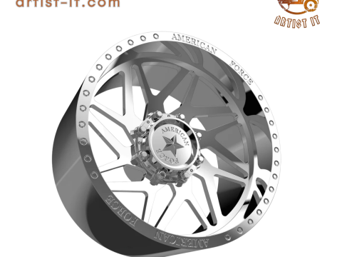 AMERICAN FORCE CKH02 GENESIS CC WHEEL 3D MODEL 3D Baskı Modeli