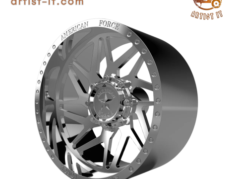 AMERICAN FORCE CKH02 GENESIS CC WHEEL 3D MODEL 3D Baskı Modeli