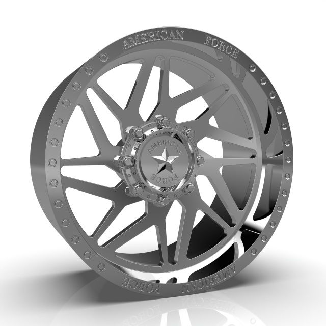 AMERICAN RACING CKH02 GENESIS CC WHEEL 3D MODEL 3Dプリントモデル .c4d .max .obj .3ds .fbx .stl .blend 