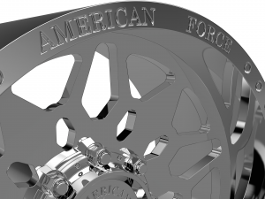 AMERICAN RACING CKH03 ORION CC WHEEL 3D MODEL Model do druku 3D
