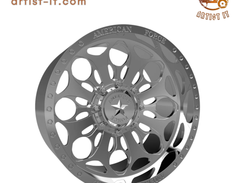 AMERICAN FORCE CKH13 CARNAGE CC WHEEL 3D MODEL 3D 打印模型