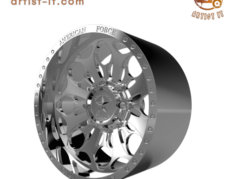 AMERICAN FORCE CKH13 CARNAGE CC WHEEL 3D MODEL Modello di stampa 3D