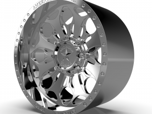 AMERICAN RACING CKH13 CARNAGE CC WHEEL 3D MODEL 3Dプリントモデル