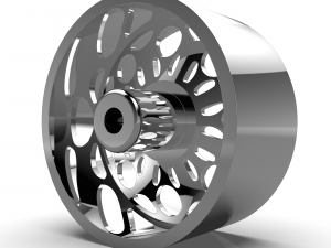 AMERICAN RACING CKH13 CARNAGE CC WHEEL 3D MODEL 3Dプリントモデル
