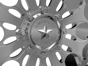 AMERICAN RACING CKH13 CARNAGE CC WHEEL 3D MODEL 3Dプリントモデル