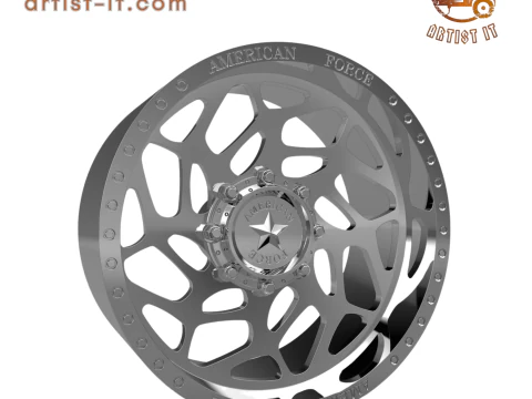 AMERICAN FORCE CKH14 HORNET CC WHEEL 3D MODEL 3D Print Model