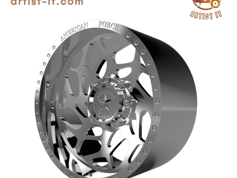 AMERICAN FORCE CKH14 HORNET CC WHEEL 3D MODEL 3D Baskı Modeli