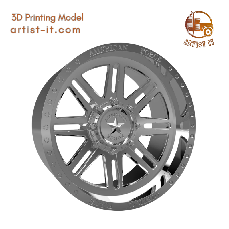 AMERICAN FORCE CKH31 KNIGHT CC WHEEL 3D MODEL Modèles 3D en vedette .c4d .max .obj .3ds .fbx .stl .blend 