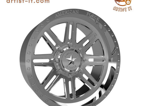 AMERICAN FORCE CKH31 KNIGHT CC WHEEL 3D MODEL 3D 프린트 모델