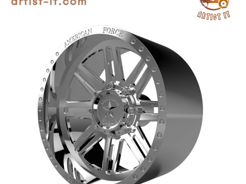 AMERICAN FORCE CKH31 KNIGHT CC WHEEL 3D MODEL Modèles 3D en vedette