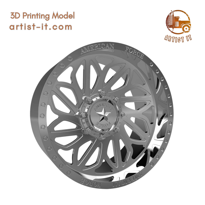 AMERICAN FORCE CKH32 DRACO CC WHEEL 3D MODEL 3D प्रिंट मॉडल .c4d .max .obj .3ds .fbx .stl .blend 