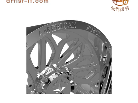 AMERICAN FORCE CKH32 DRACO CC WHEEL 3D MODEL 3D Print Model
