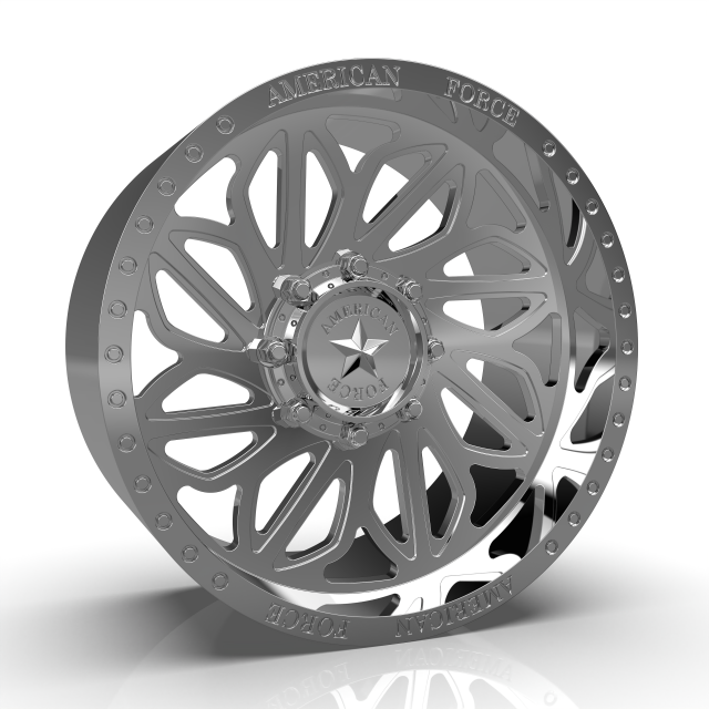 AMERICAN RACING CKH32 DRACO CC WHEEL 3D MODEL Modello di stampa 3D .c4d .max .obj .3ds .fbx .stl .blend 
