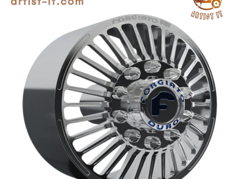 FRONT forgiato Cablata-D DURO DUALLY WHEEL 3D Print Model
